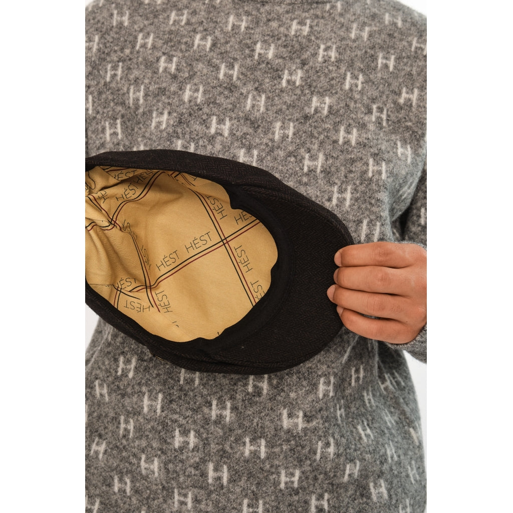 Hést Unisex ESBEN Sixpence Accessories Hats/Scarves/Socks 6001 Brown Melange