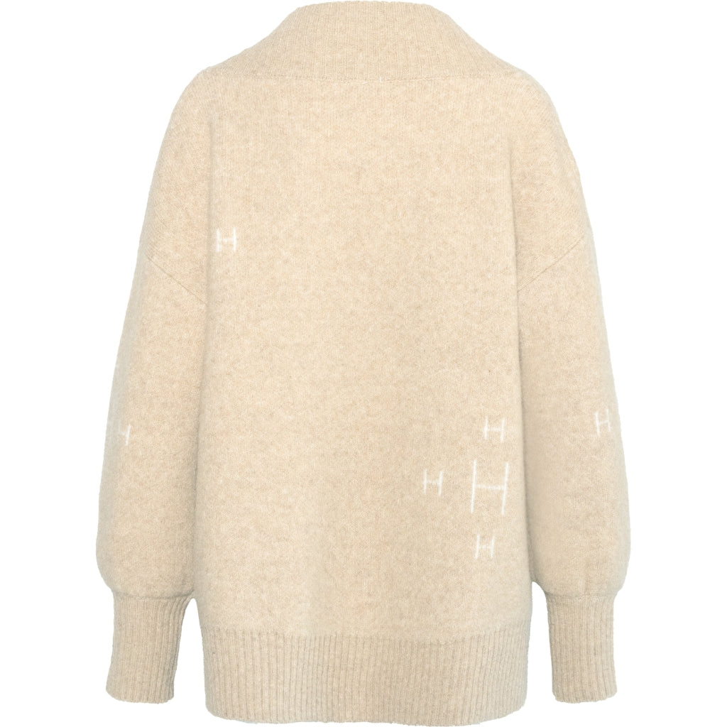 HÉST AS FAM V-neck Sweater Heavy Knitwear Tops