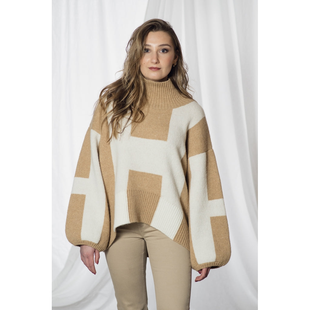 HÉST AS Hést Isa Sweater Heavy Knitwear Tops Beige