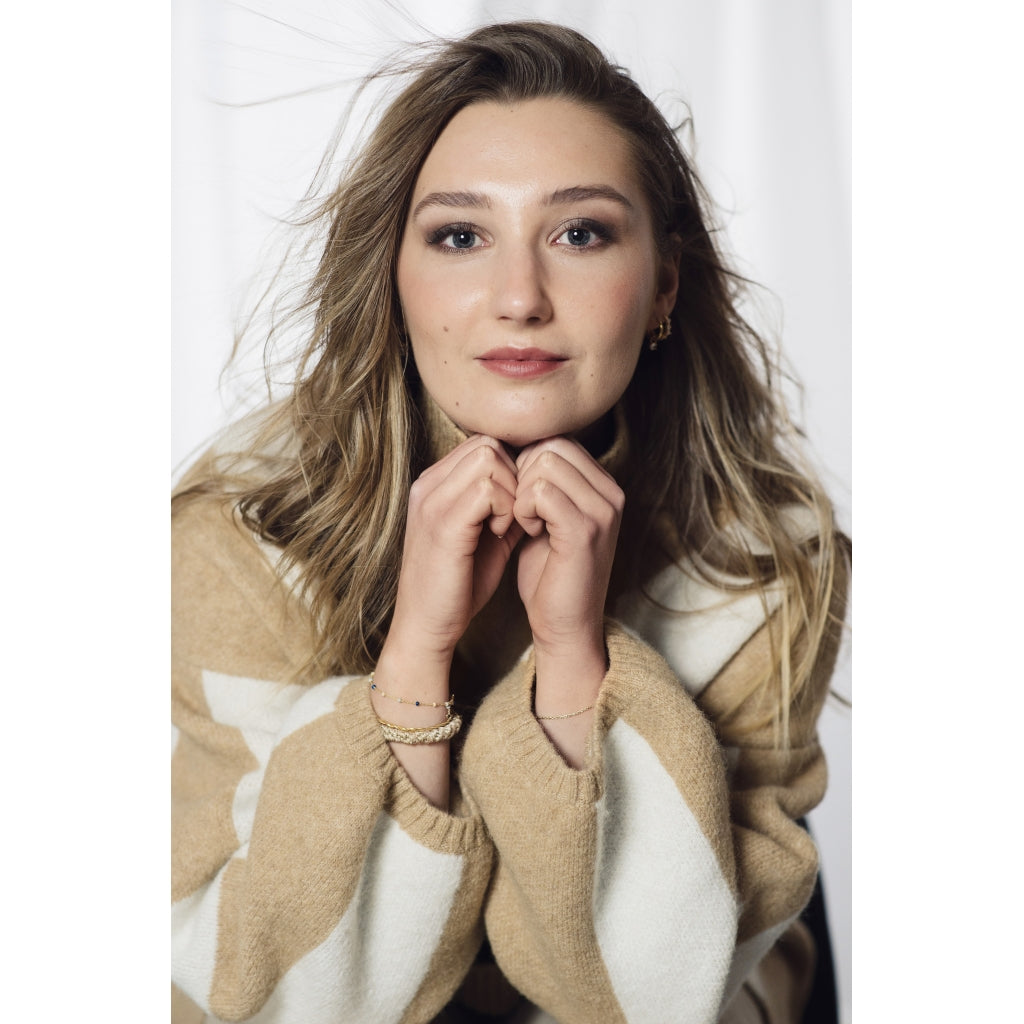 HÉST AS Hést Isa Sweater Heavy Knitwear Tops Beige