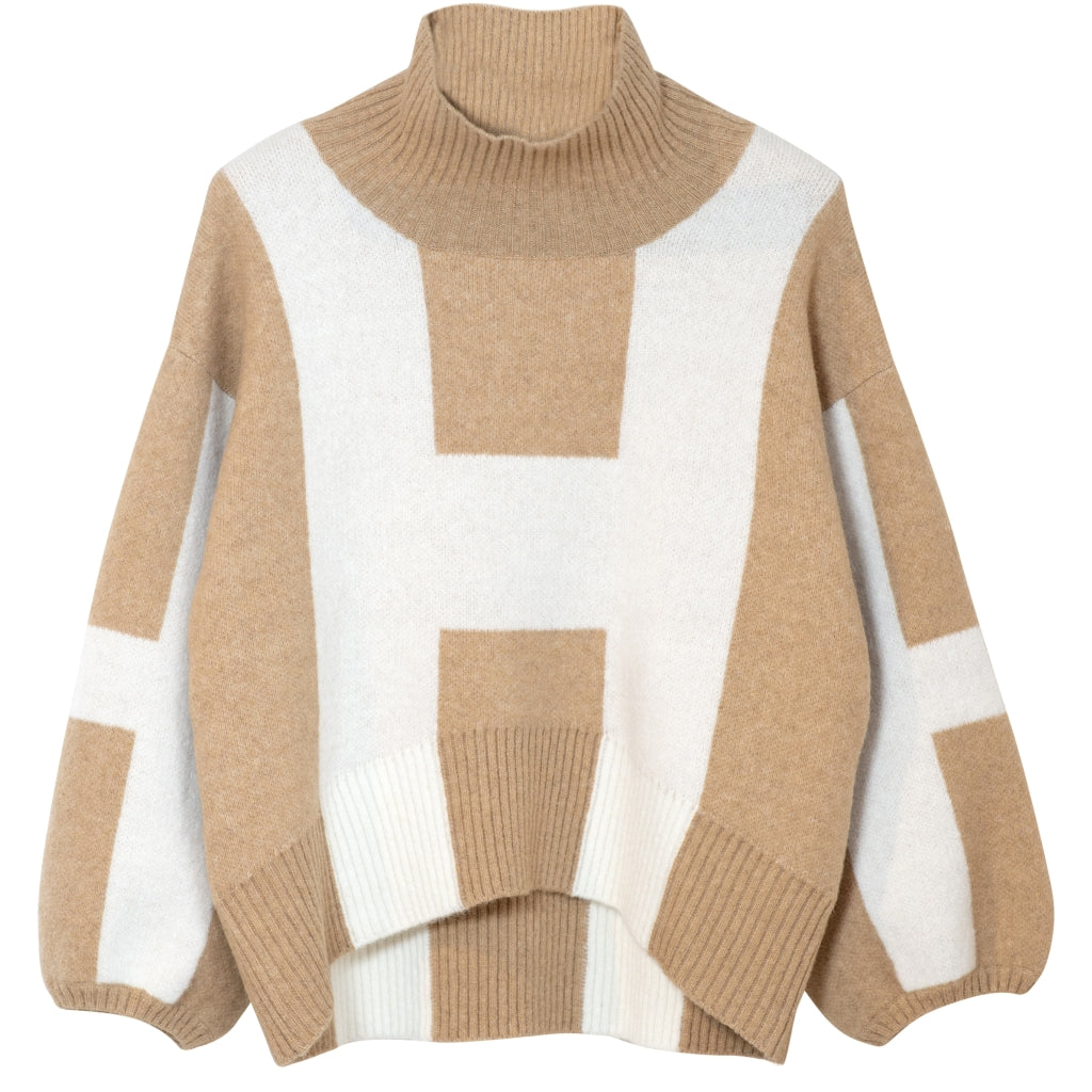 HÉST AS Hést Isa Sweater Heavy Knitwear Tops Beige