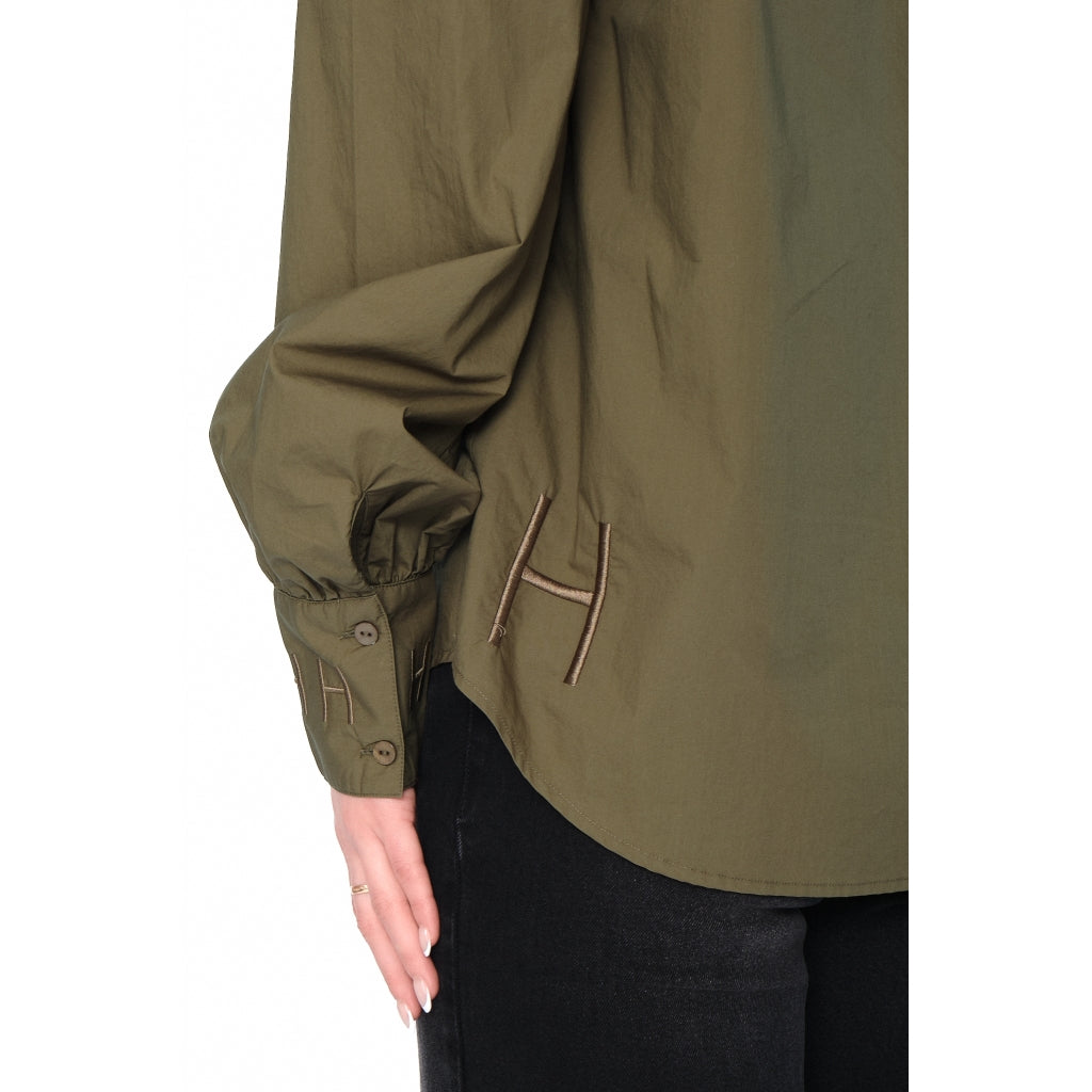 HÉST AS MIE Blouse Woven Blouse/Top/Shirt 3000 Winter Moss