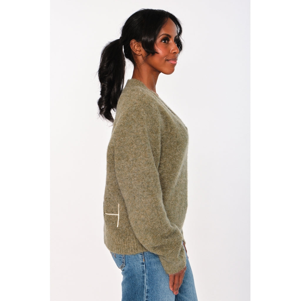 HÉST AS PERNILLE Sweater Heavy Knitwear Tops 3000 Winter Moss