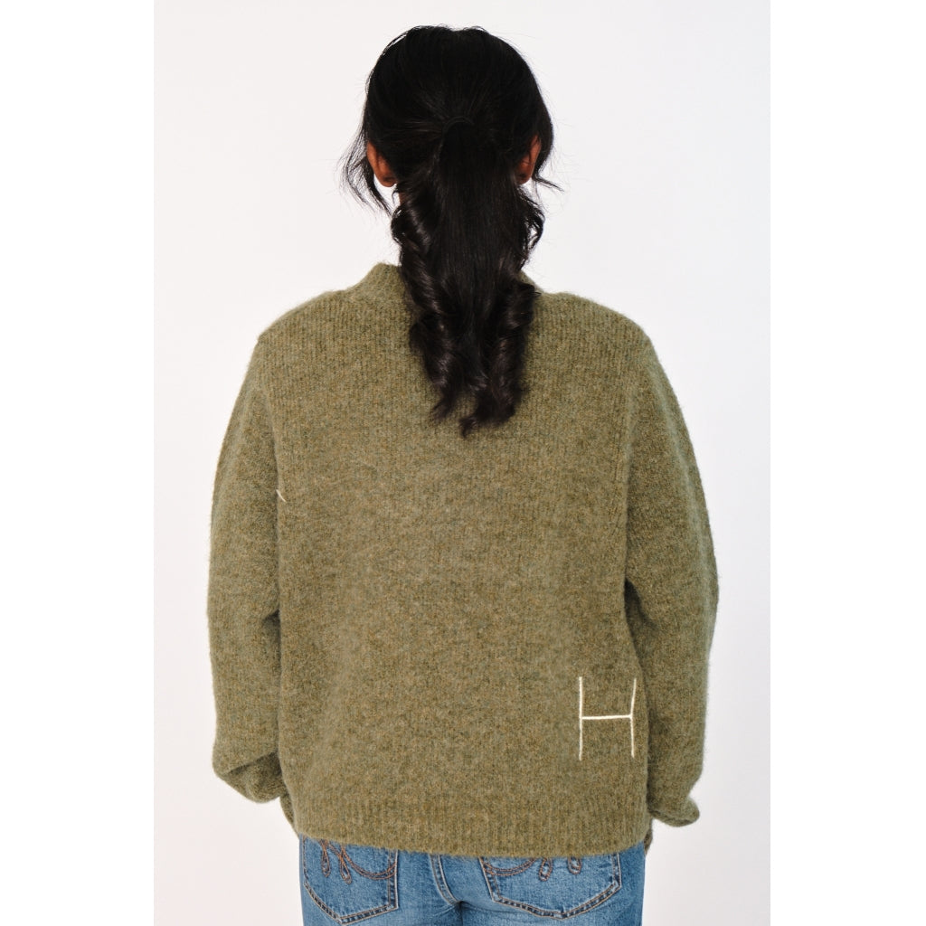 HÉST AS PERNILLE Sweater Heavy Knitwear Tops 3000 Winter Moss
