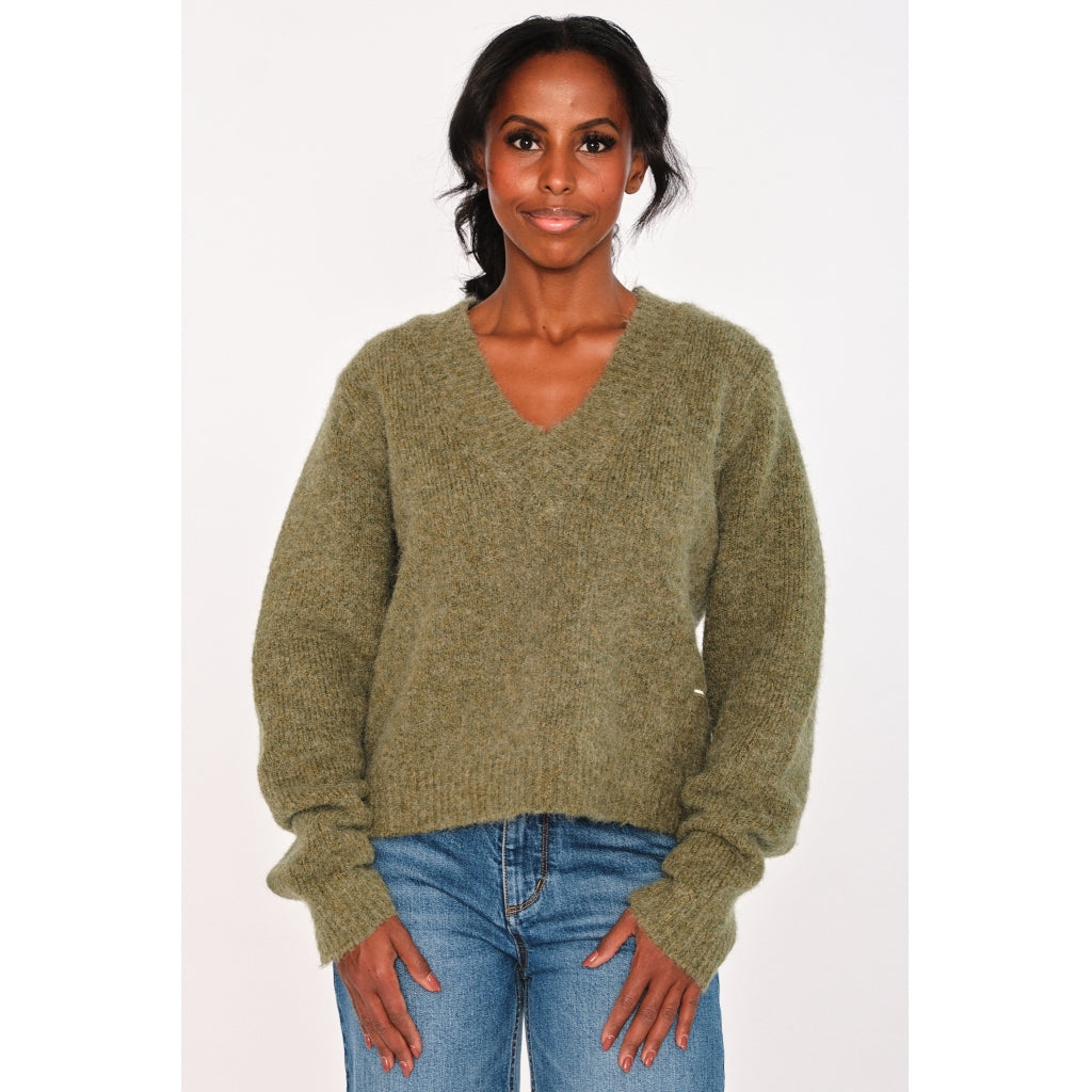 HÉST AS PERNILLE Sweater Heavy Knitwear Tops 3000 Winter Moss