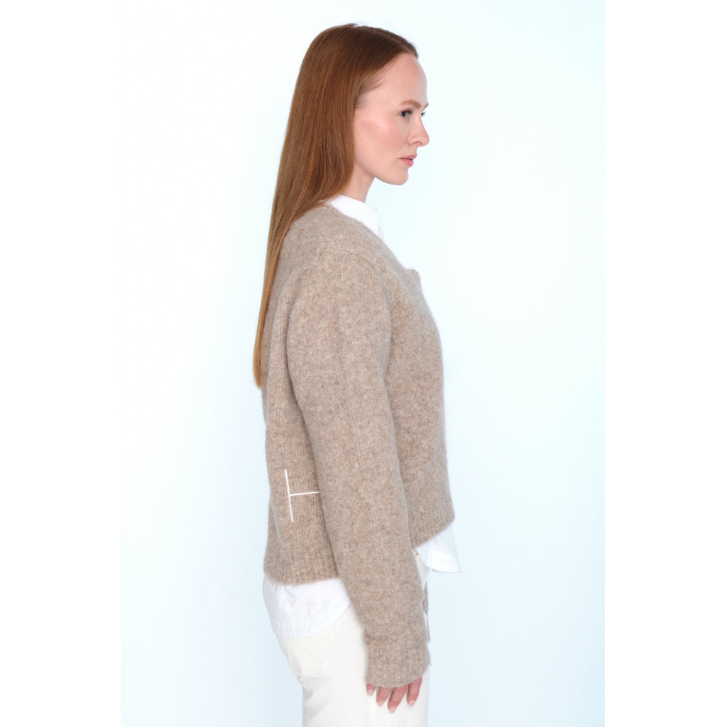 HÉST AS PERNILLE Sweater Heavy Knitwear Tops 6510 Savannah Tan