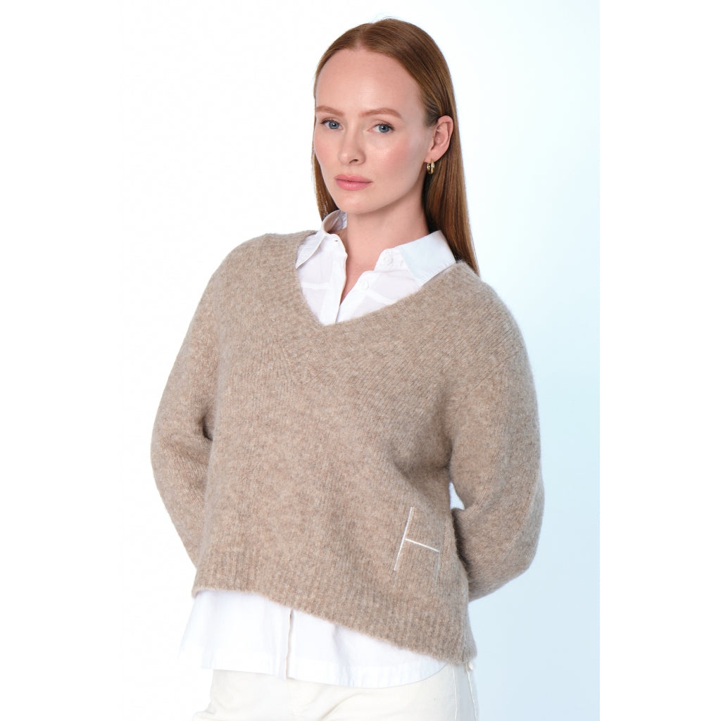 HÉST AS PERNILLE Sweater Heavy Knitwear Tops 6510 Savannah Tan