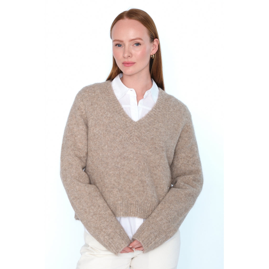 HÉST AS PERNILLE Sweater Heavy Knitwear Tops 6510 Savannah Tan