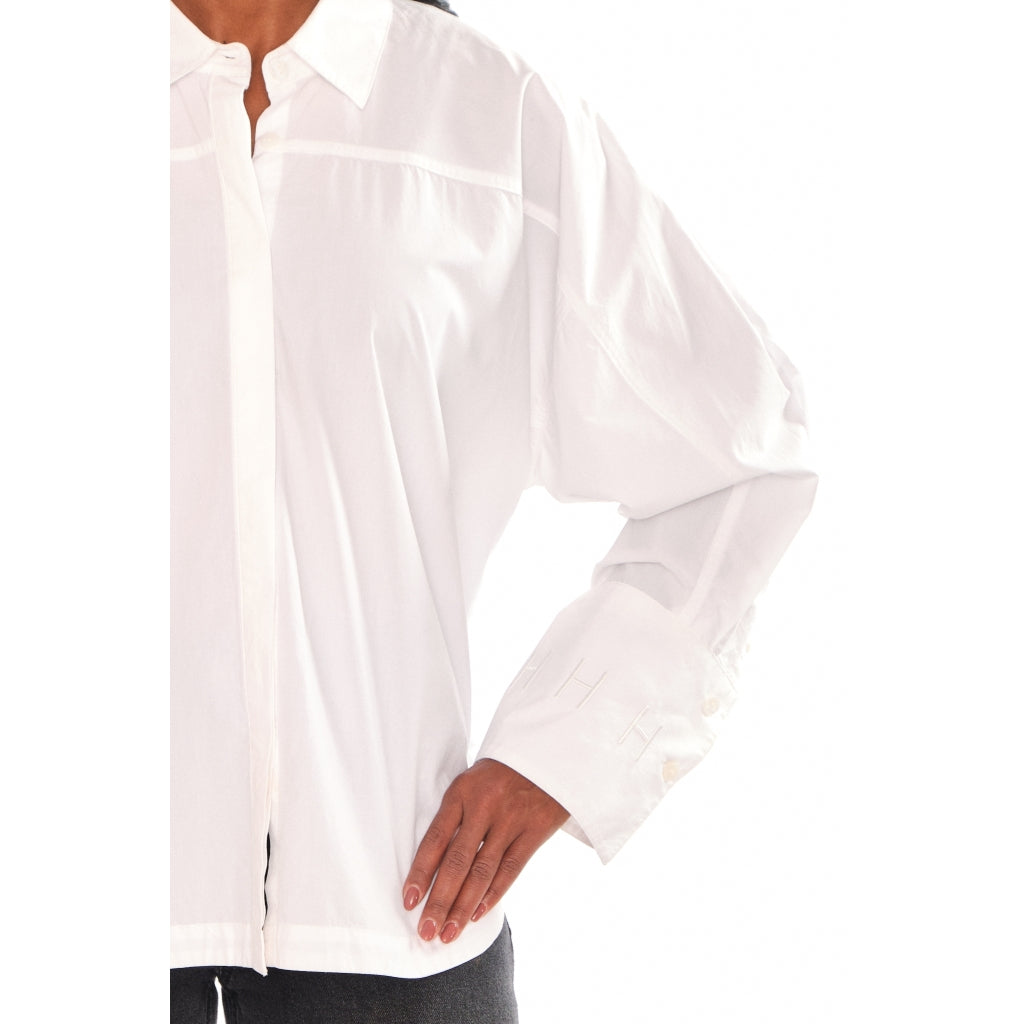 HÉST AS SENNA Shirt Woven Blouse/Top/Shirt 0003 White Alyssum