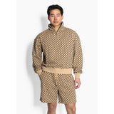 Hést Men ABRAMO Overszied Half-Zip Sweatshirt Sweat Tops