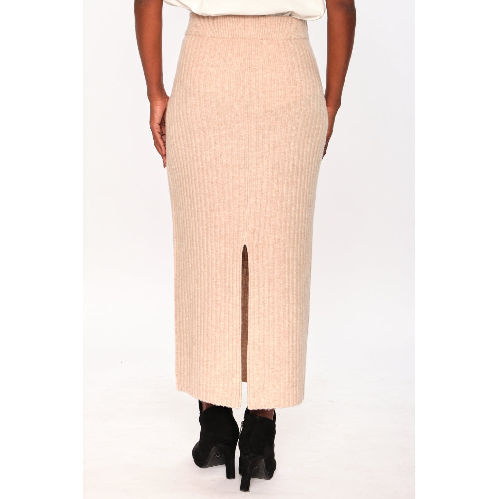 HÉST AS ADELINA Knittted Skirt Woven Skirt/Dress 6513 Light Brown Melange