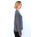 HÉST AS AGATHA Sweater Heavy Knitwear Tops 7001 Grey Melange