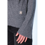 HÉST AS AGATHA Sweater Heavy Knitwear Tops 7001 Grey Melange
