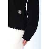 HÉST AS AGATHA Sweater Heavy Knitwear Tops 9000Jet Black