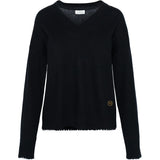 HÉST AS AGATHA Sweater Heavy Knitwear Tops 9000Jet Black