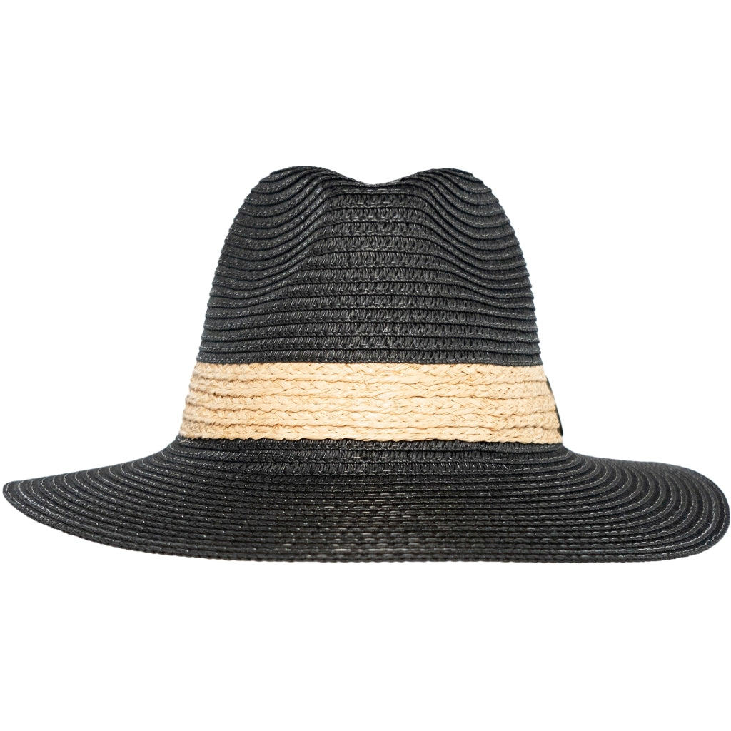 HÉST AS ALLESANDRA Strawhat Accessories Hats/Scarves/Socks 9000 Jet Black