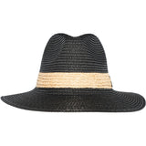 HÉST AS ALLESANDRA Strawhat Accessories Hats/Scarves/Socks 9000 Jet Black