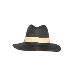 HÉST AS ALLESANDRA Strawhat Accessories Hats/Scarves/Socks 9000 Jet Black
