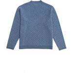 Hést Men BENNY Roundneck Heavy Knitwear Tops 4003 Faded Denim
