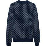 Hést Men BENNY Roundneck Heavy Knitwear Tops 4002 Navy Blazer
