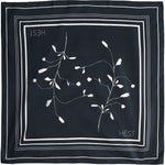 HÉST AS BLACK TWIG Scarf Small Accessories Hats/Scarves/Socks 9000 Jet Black