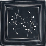 HÉST AS BLACK TWIG Scarf Small Accessories Hats/Scarves/Socks 9000 Jet Black