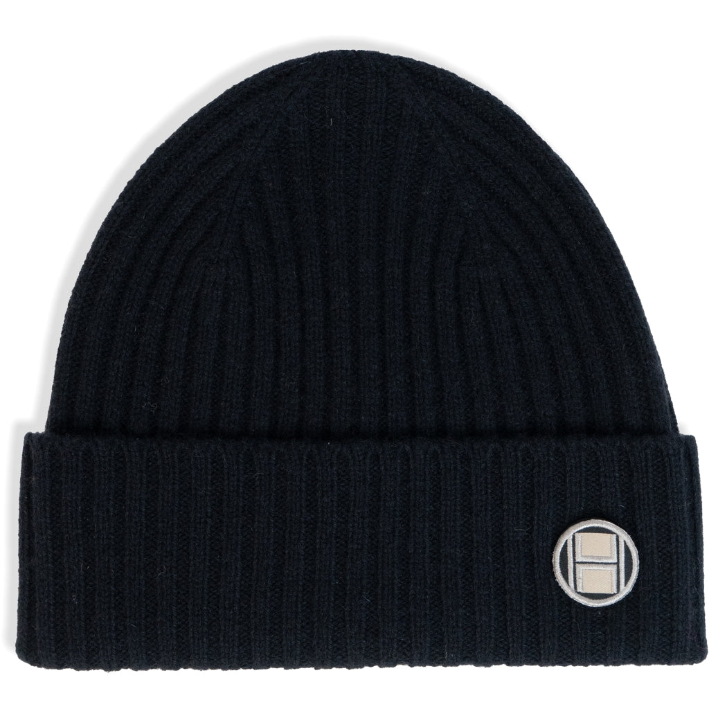 Hést Unisex CHARLIE Beanie Accessories Hats/Scarves/Socks 9000Jet Black