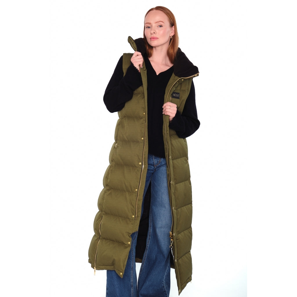 HÉST AS EDDA Down Coat Outerwear/Vest/Bodyvarmer 3000 Winter Moss