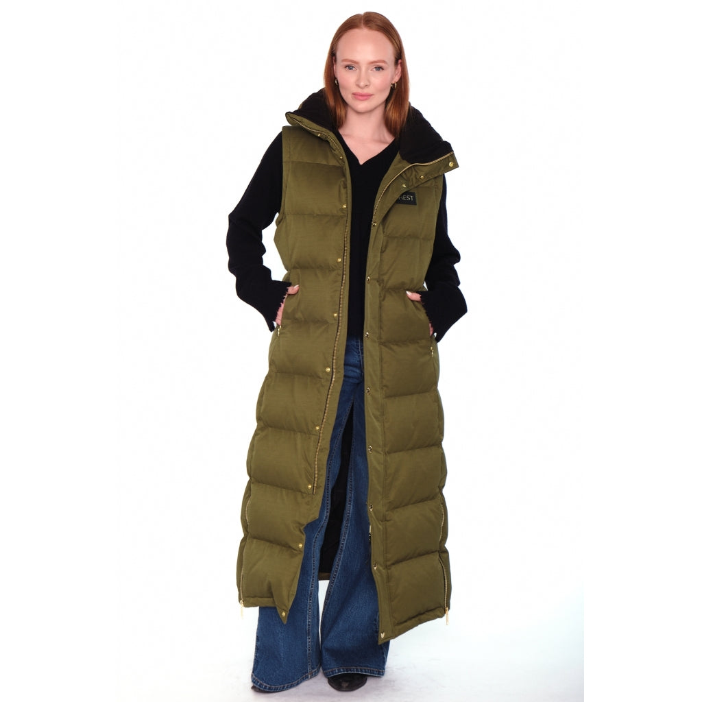 HÉST AS EDDA Down Coat Outerwear/Vest/Bodyvarmer 3000 Winter Moss