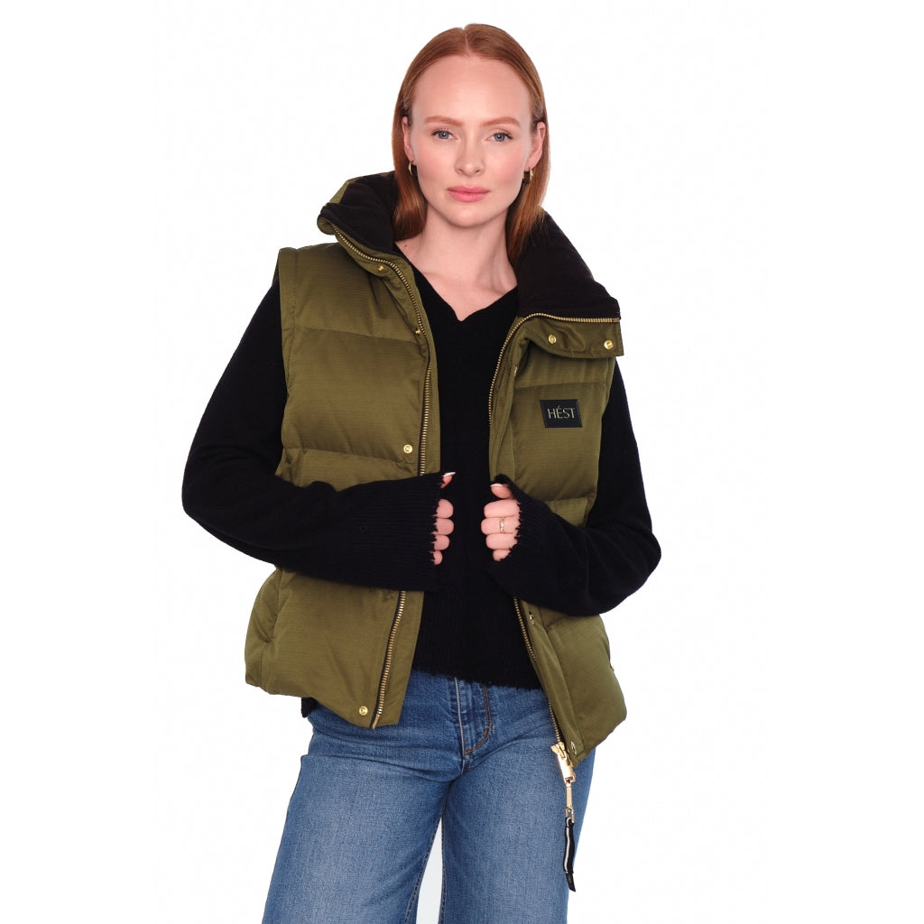 HÉST AS EDDA Down Jacket Outerwear/Vest/Bodyvarmer 3000 Winter Moss