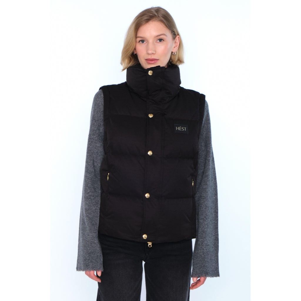 HÉST AS EDDA Down Jacket Outerwear/Vest/Bodyvarmer 999 Black
