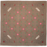 HÉST AS ELIZA Silk Scarf Large Woven Accessories Hats/Scarves/Gloves 6002 Dark Earth