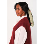 HÉST AS ELIZA Silk Scarf Small Woven Accessories Hats/Scarves/Gloves 3002 Gray Green