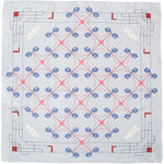 HÉST AS ELIZA Silk Scarf Small Woven Accessories Hats/Scarves/Gloves 7003Titanium
