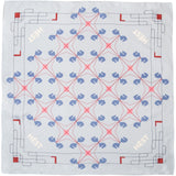 HÉST AS ELIZA Silk Scarf Small Woven Accessories Hats/Scarves/Gloves 7003Titanium
