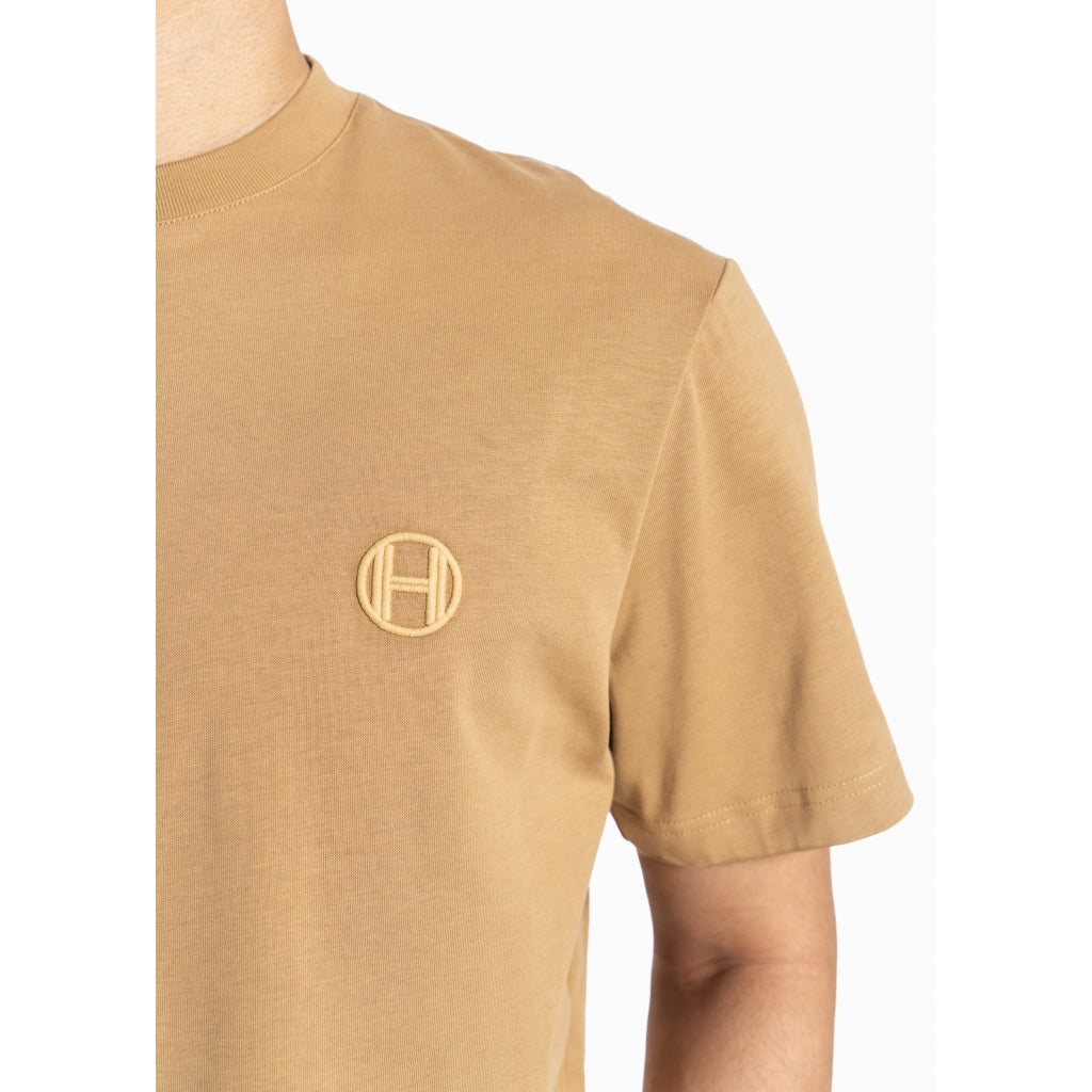 Hést Men ELMO T-Shirt Jersey T-Shirts/Tops 6505 Beige Travertine