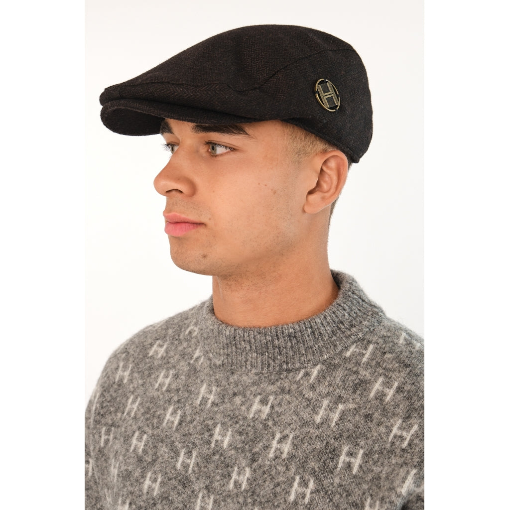 Hést Unisex ESBEN Sixpence Accessories Hats/Scarves/Socks 6001 Brown Melange