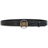 HÉST AS EXPLORE Belt Leather Accessories 9000 Jet Black