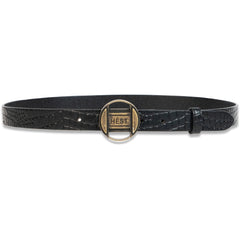 HÉST AS EXPLORE Belt Leather Accessories 9000 Jet Black