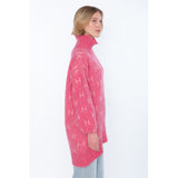 HÉST AS FAM Long Sweater Heavy Knitwear Tops 2505 Chateau Rose