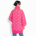 HÉST AS FAM Long Sweater Heavy Knitwear Tops 2505 Chateau Rose