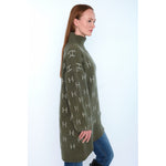 HÉST AS FAM Long Sweater Heavy Knitwear Tops 3000 Winter Moss