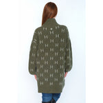HÉST AS FAM Long Sweater Heavy Knitwear Tops 3000 Winter Moss