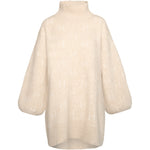 HÉST AS FAM Long Sweater Heavy Knitwear Tops 6514 Light Beige Melange
