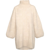 HÉST AS FAM Long Sweater Heavy Knitwear Tops 6514 Light Beige Melange