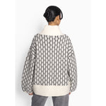 HÉST AS FAM New Pattern Heavy Knitwear Tops 0003 White Alyssum