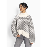 HÉST AS FAM New Pattern Heavy Knitwear Tops 0003 White Alyssum