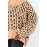 HÉST AS FAM New Pattern Heavy Knitwear Tops 6500 Beige