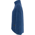 HÉST AS FAM Patch Short Sweater Heavy Knitwear Tops 4007True Navy