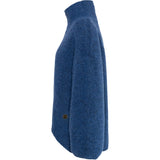 HÉST AS FAM Patch Short Sweater Heavy Knitwear Tops 4007True Navy
